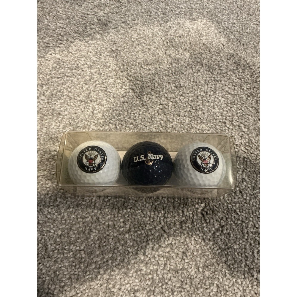 Vintage Us Navy Golf Ball 3 Pack Sealed Pro Grade One